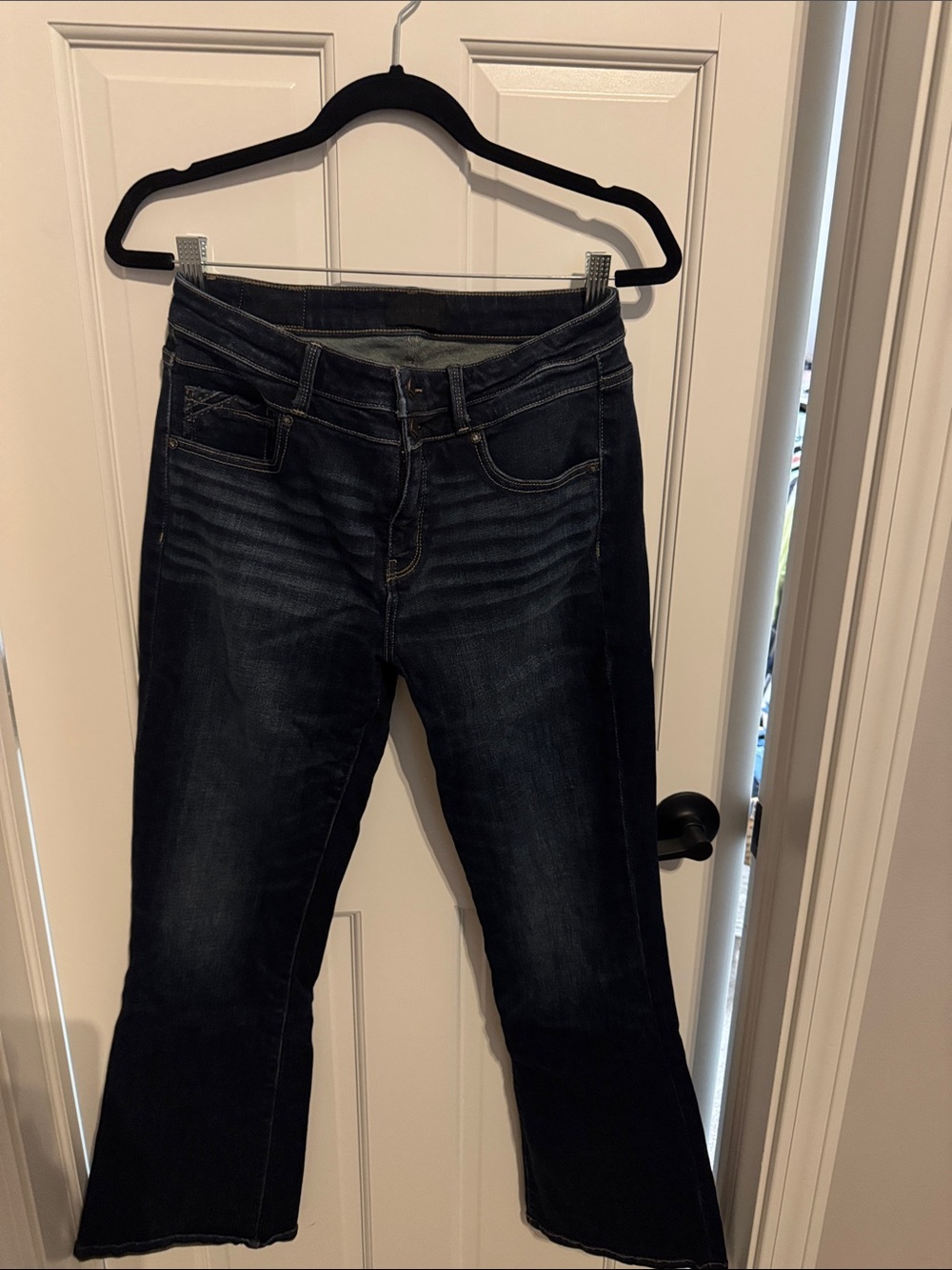 Buckle Black Dark Wash Bootcut Jeans - dark blue